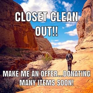Items Being Removed…Closet Clean Out!!